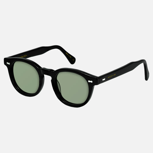 Good Vibrations - black / moss green