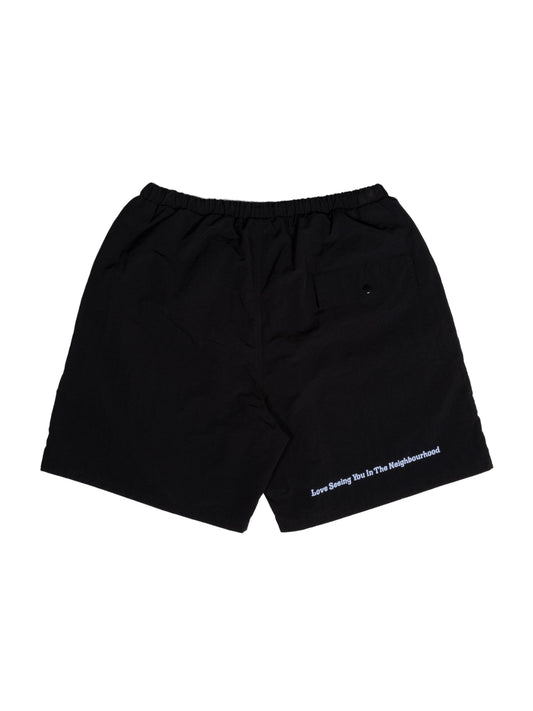 Nude Boy Splash Short - Black