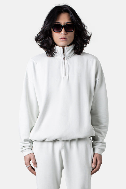 JM Core Hoodie Core Quarter Zip Hoodie - Bone