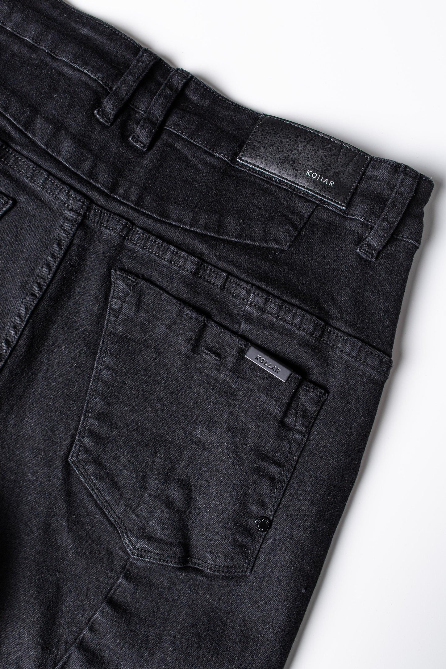 JM denim 203 Skinny - Destroyed Black