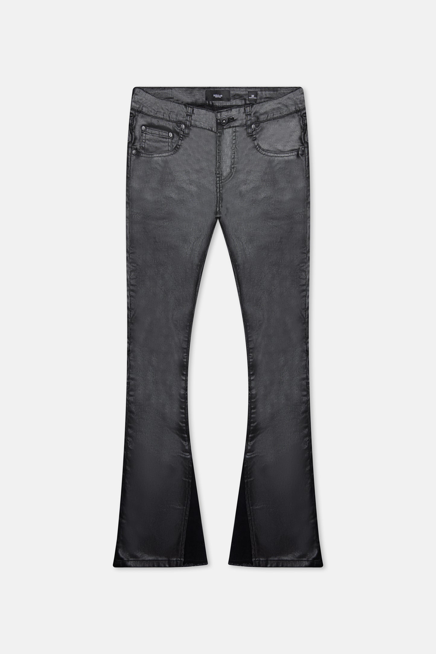 WAXED SKINNY FLARES 027