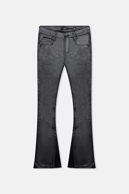 WAXED SKINNY FLARES 027