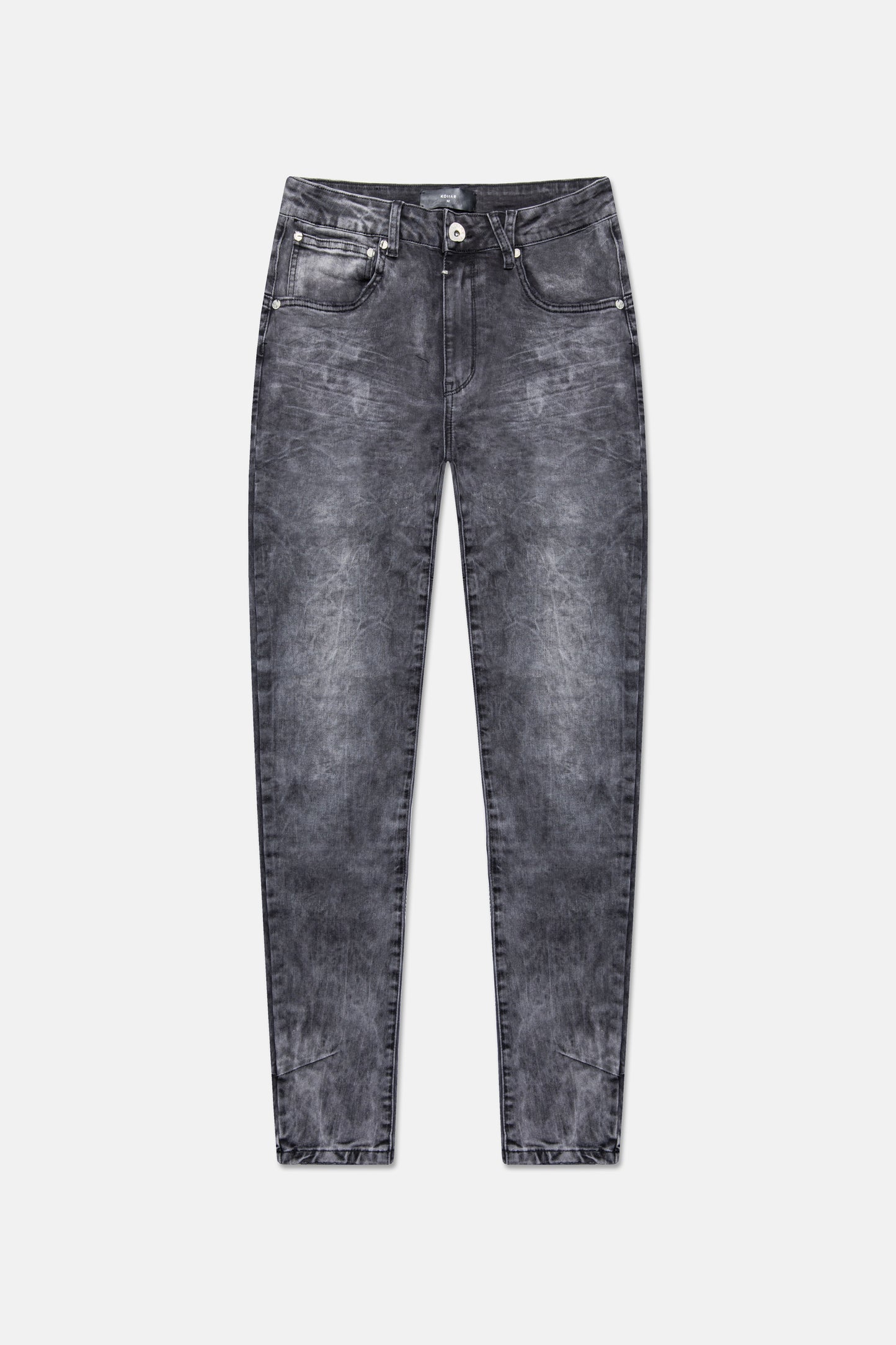DARK DUSTY CHARCOAL SKINNIES 029
