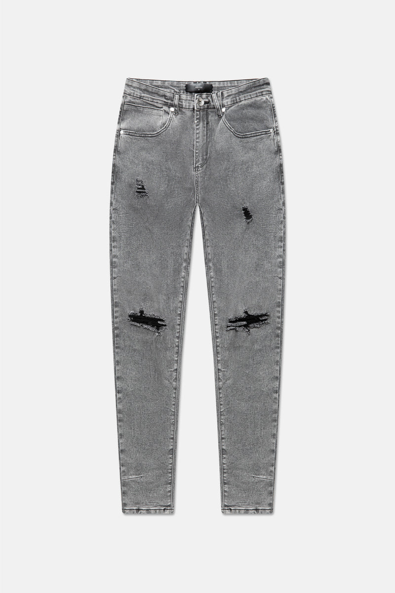 Destroyed Grey Skinnies 008