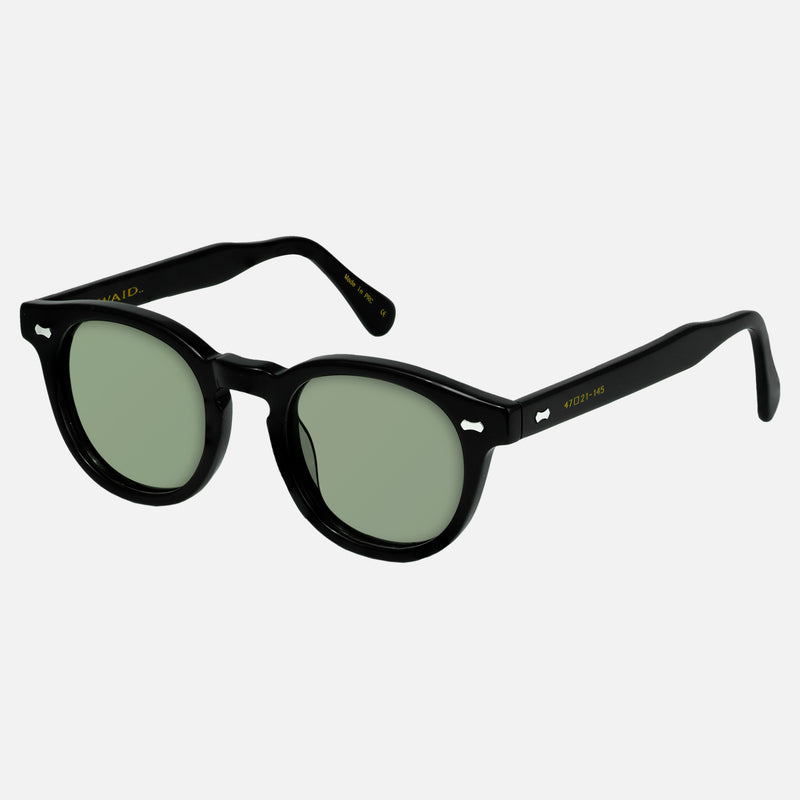 Good Vibrations - black / moss green