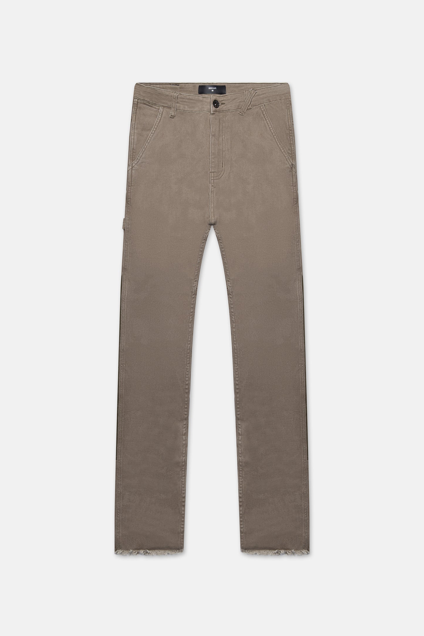 OLIVE WORKWEAR STRAIGHTS RAW HEM 016