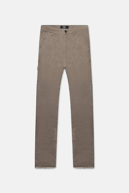 OLIVE WORKWEAR STRAIGHTS RAW HEM 016