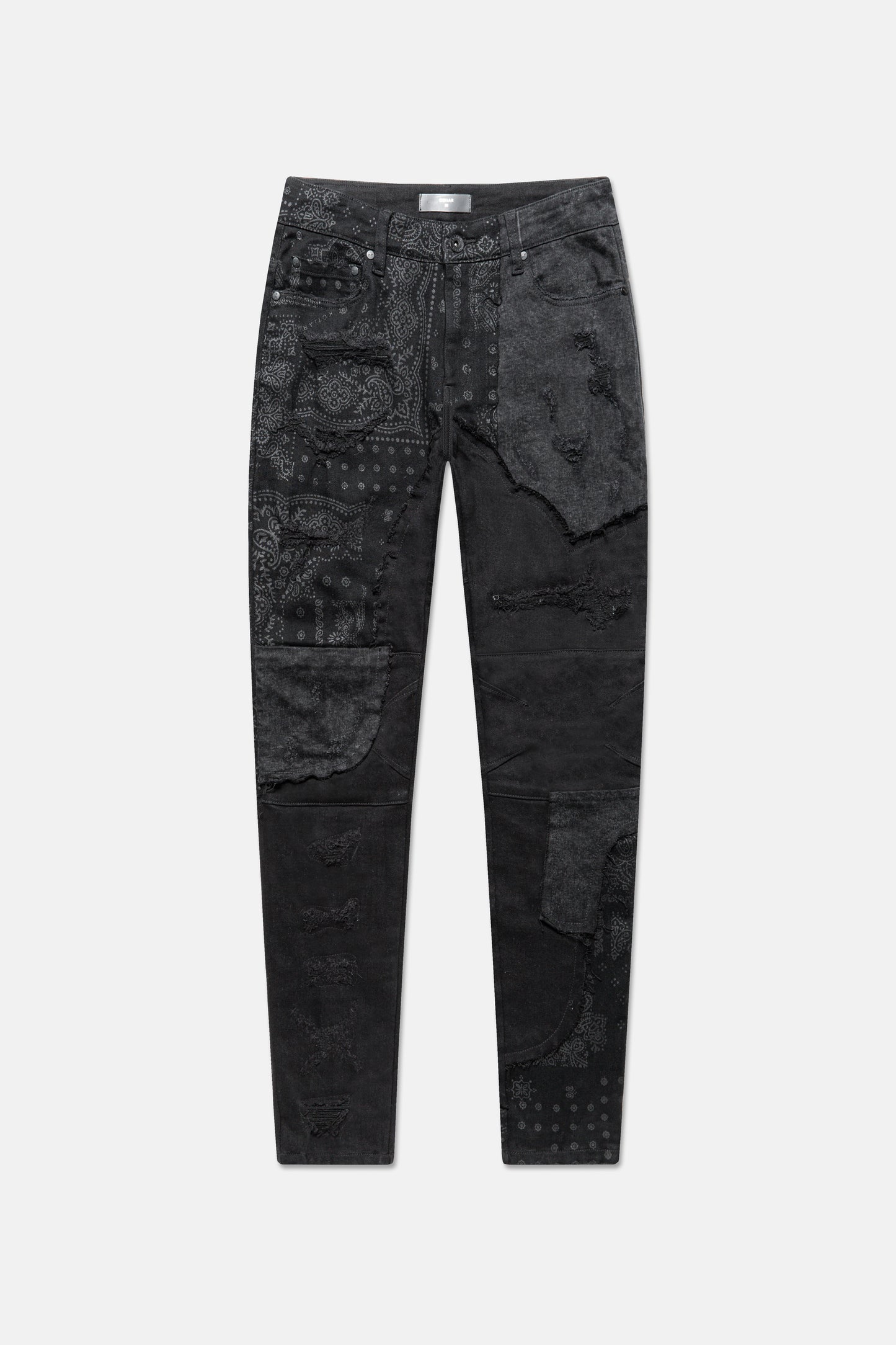 PAISLEY PATCHWORK SKINNIES 013