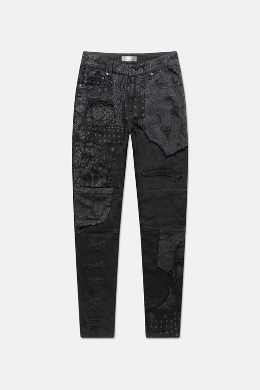 PAISLEY PATCHWORK SKINNIES 013