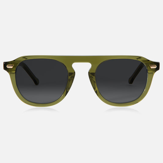 PARTY ALL THE TIME - green / grey gradient