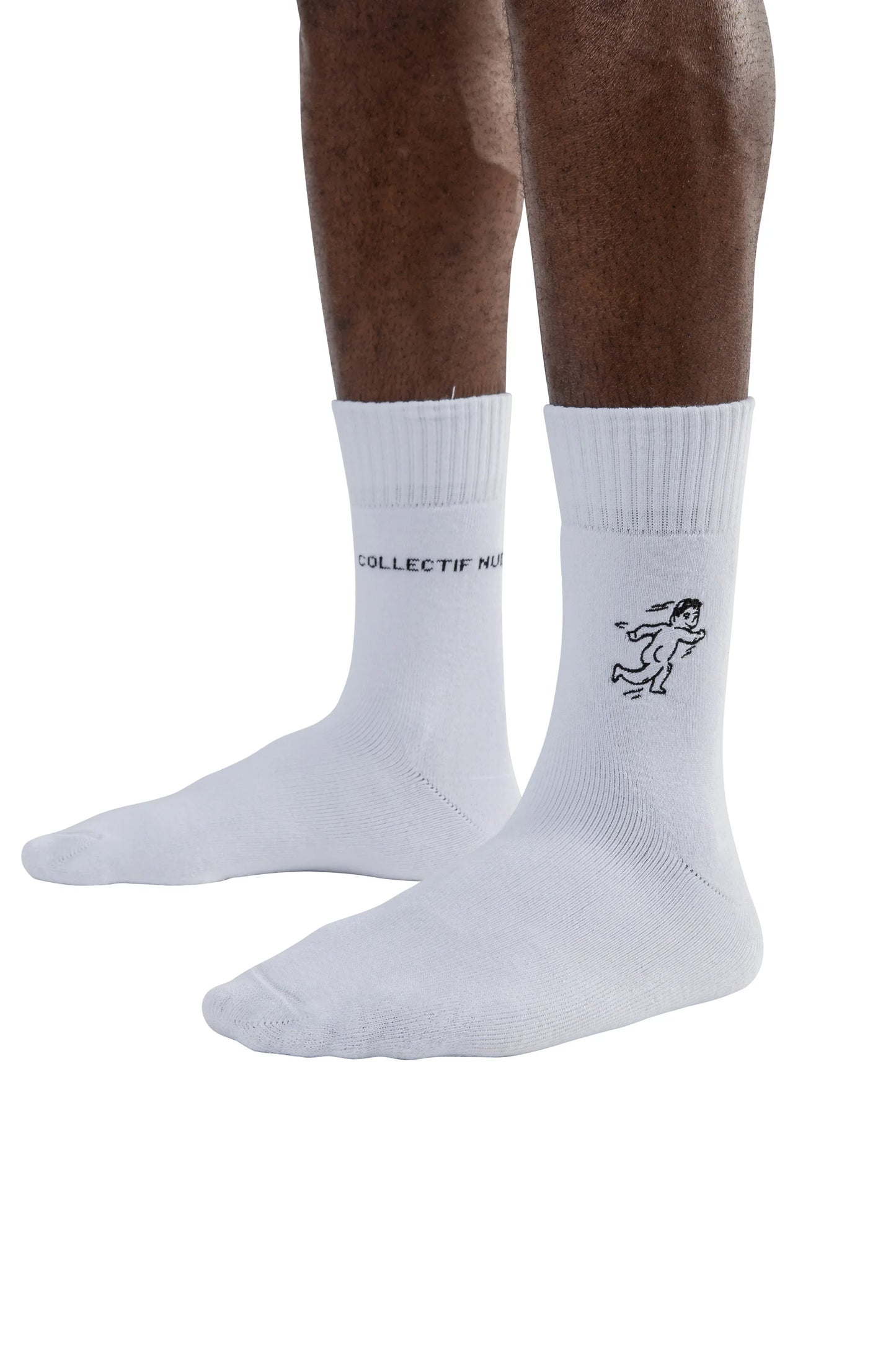 Nude Boy Crew Socks (2 Pack)