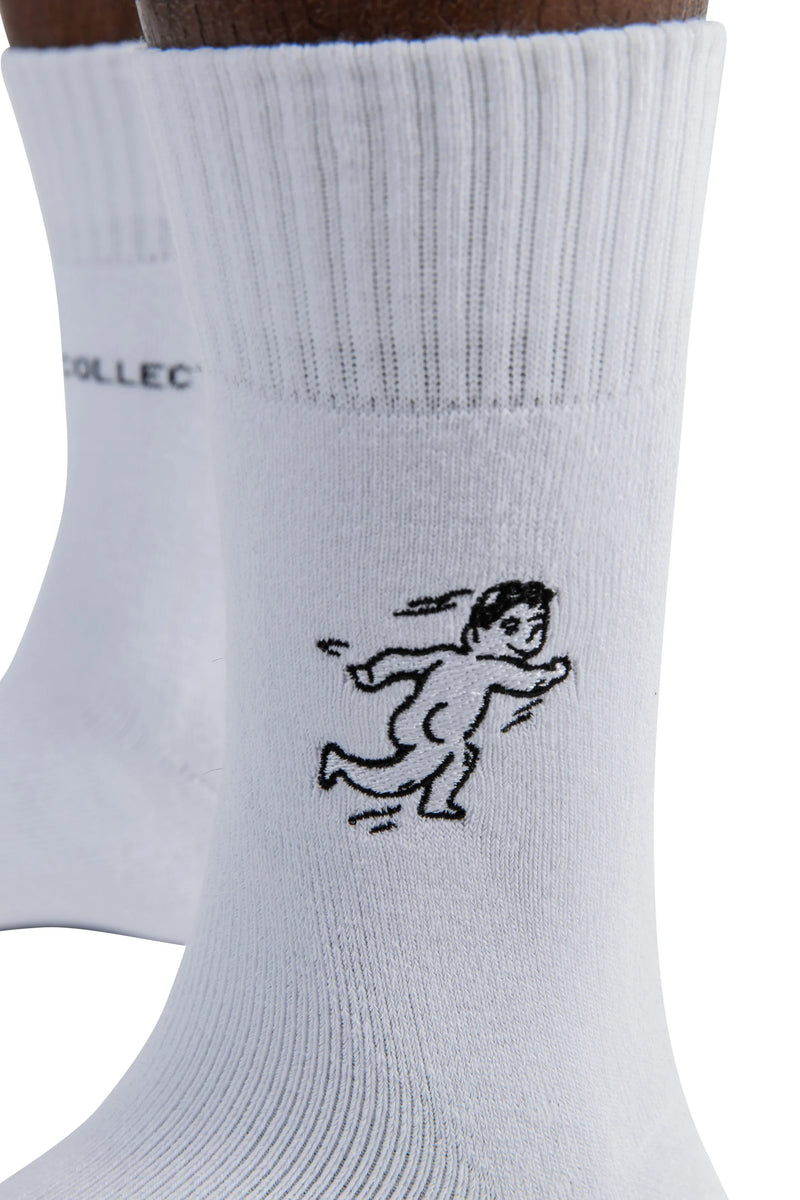 Nude Boy Crew Socks (2 Pack)