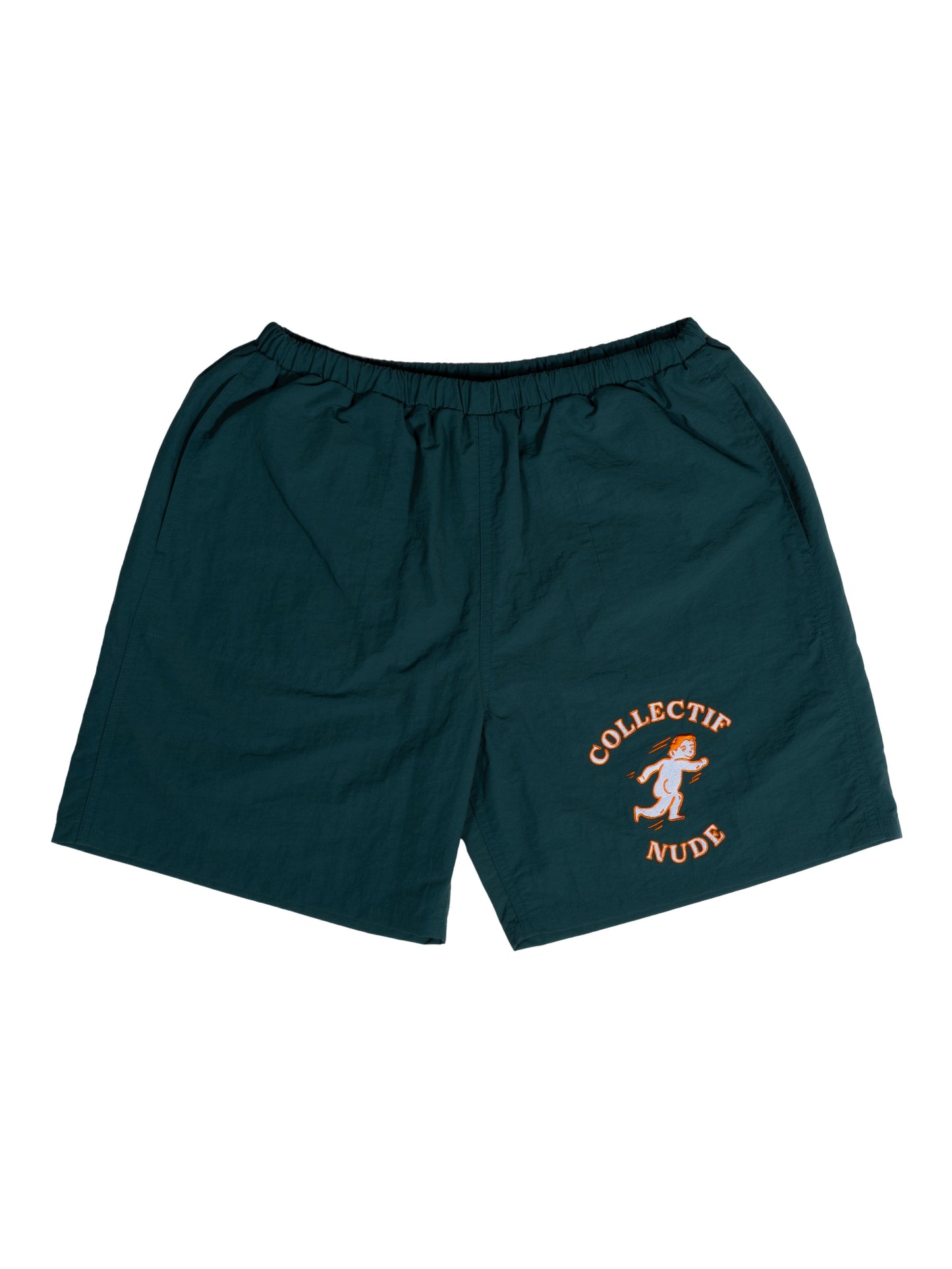 Nude Boy Splash Short - Green