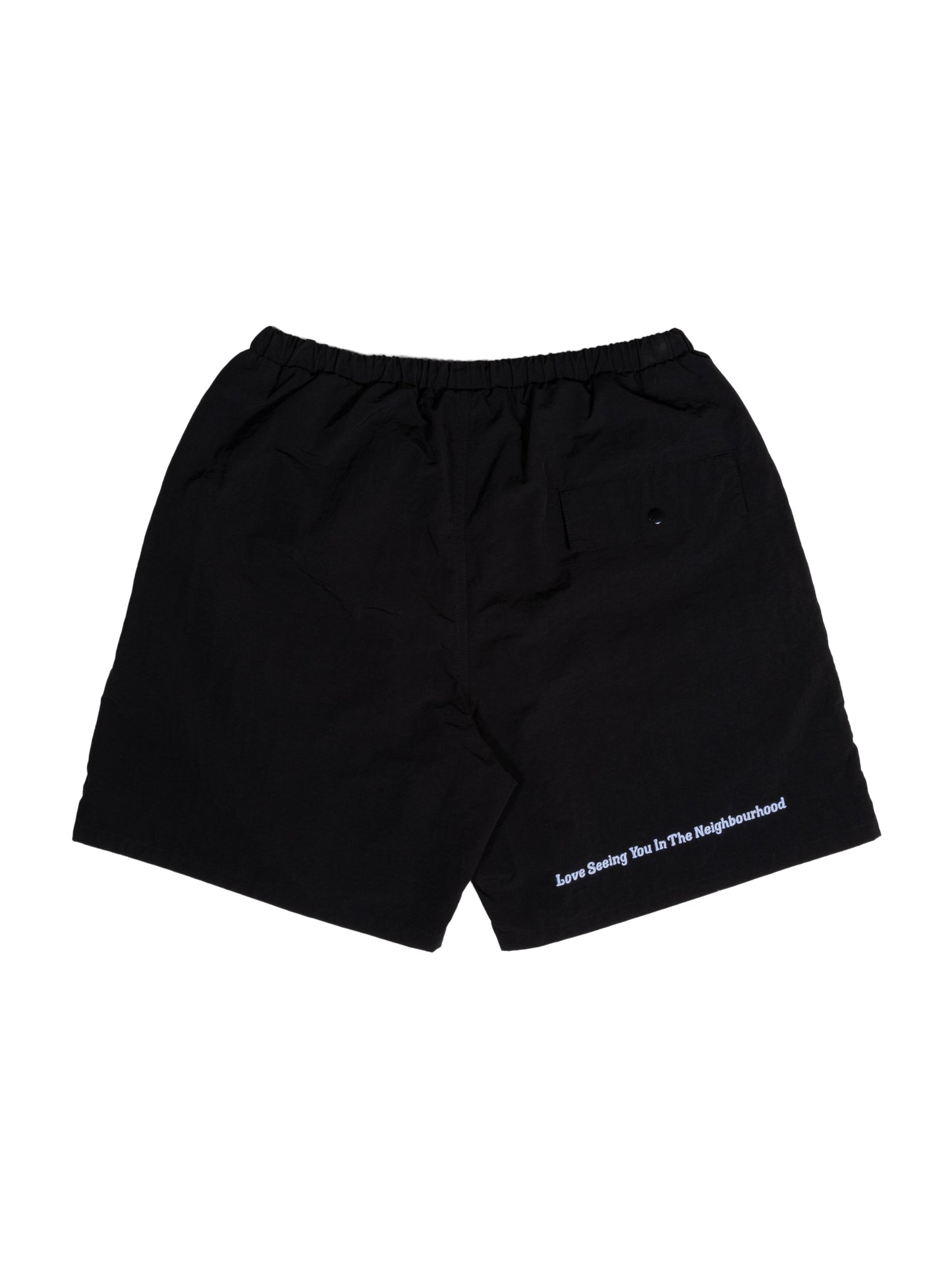 Nude Boy Splash Short - Black