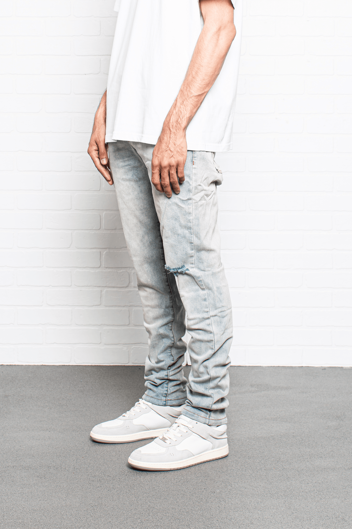 DS denim 101 Slates - Destroyed Vintage Blue