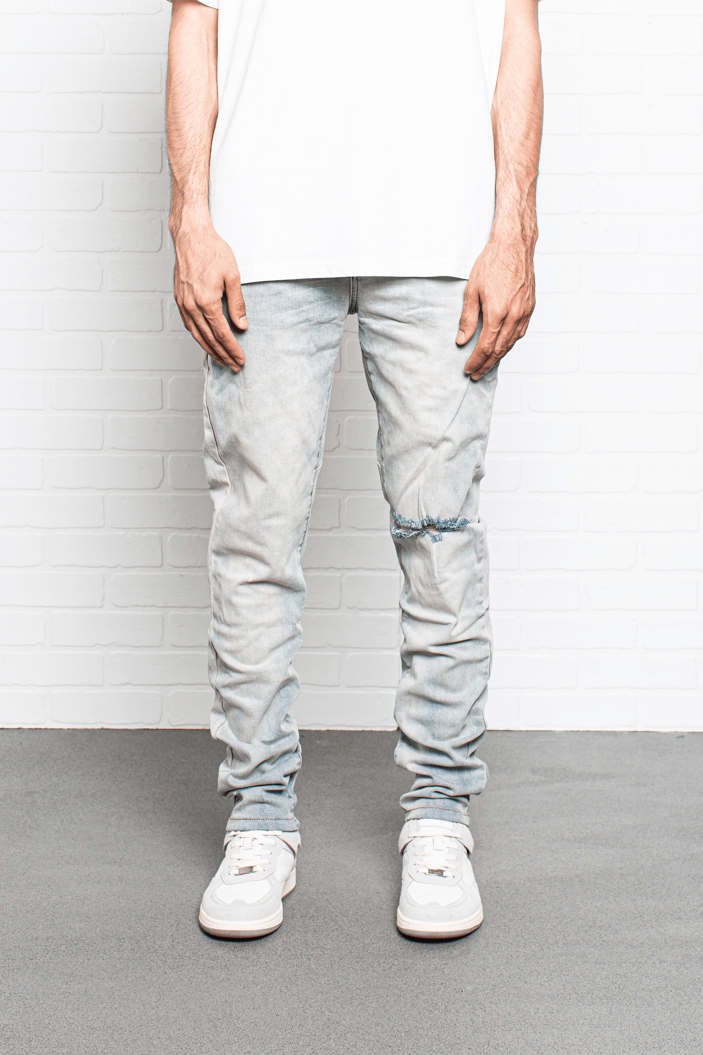 DS denim 101 Slates - Destroyed Vintage Blue