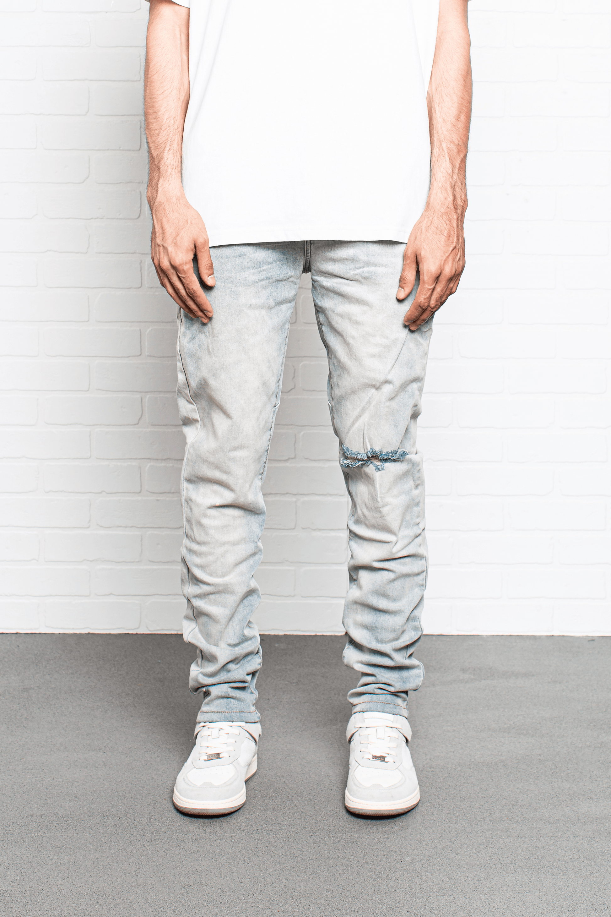 DS denim 101 Slates - Destroyed Vintage Blue