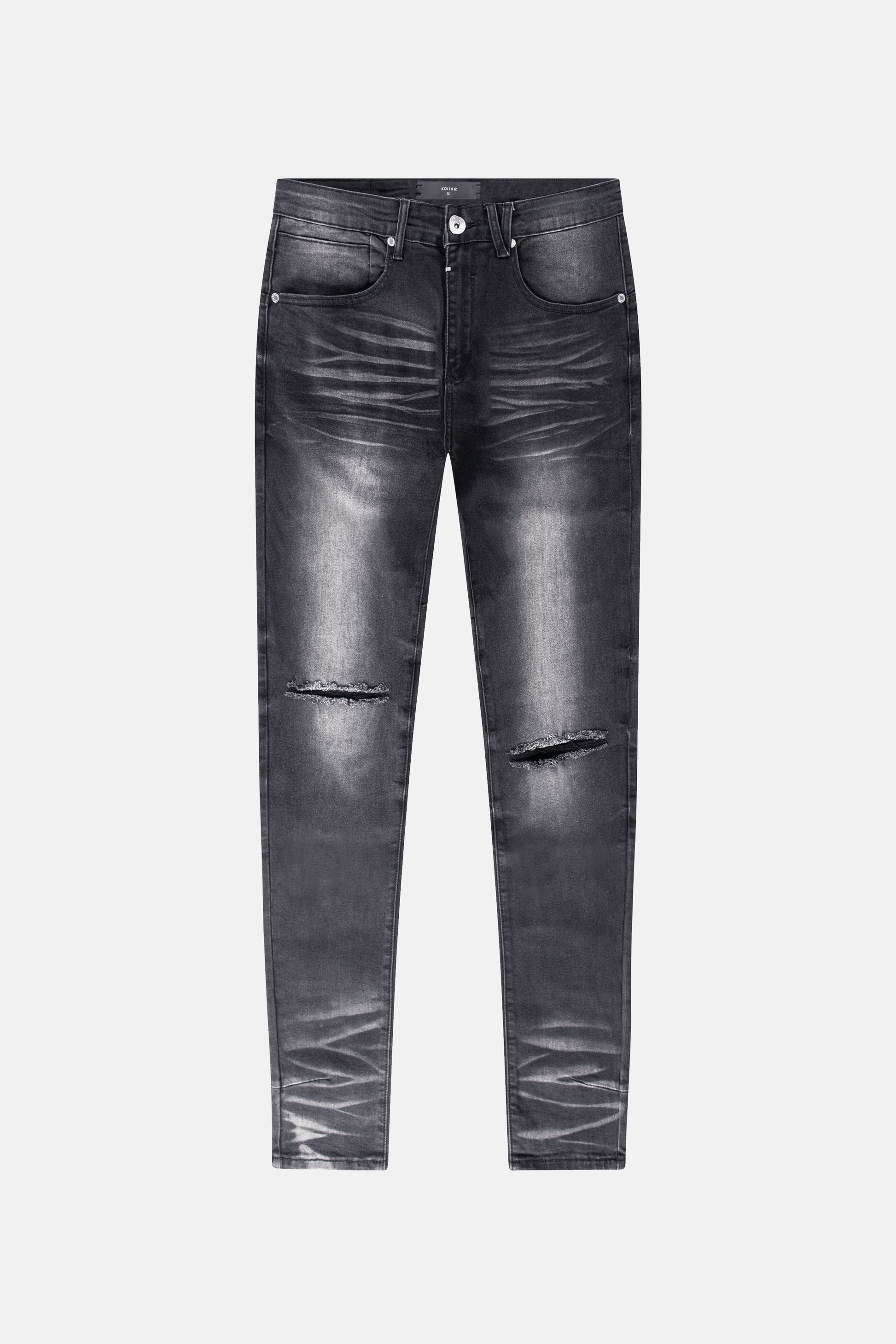 DS denim 203 Rockstars - Destroyed Whisker Black