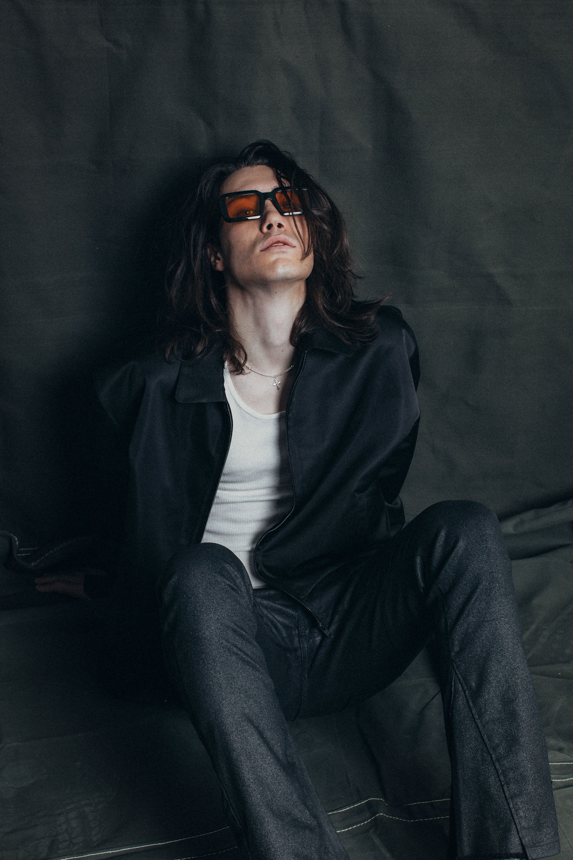 DS denim 708 Slim Flare - Frosted Black