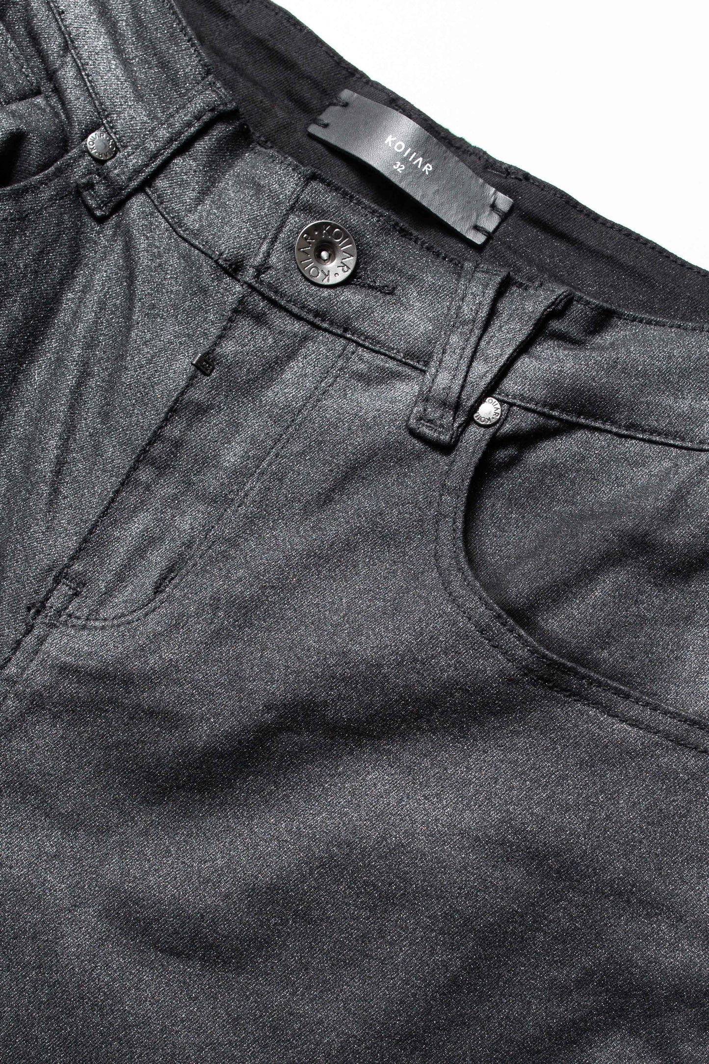 DS denim 708 Slim Flare - Frosted Black