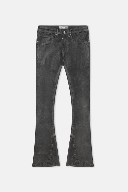 DS denim 708 Slim Flare - Vintage Coated Black