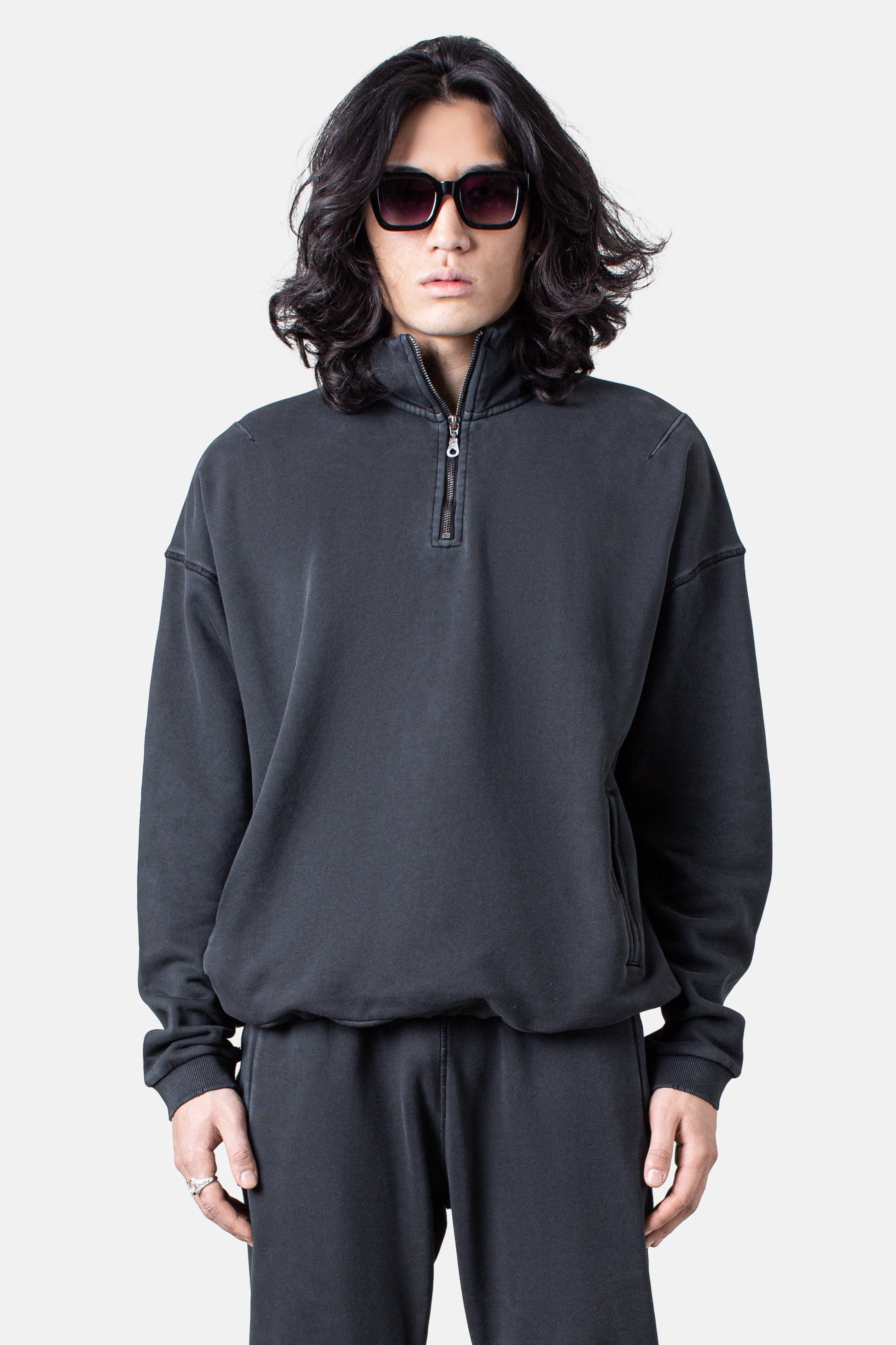 JM Core Hoodie Core Quarter Zip Hoodie - Graphite