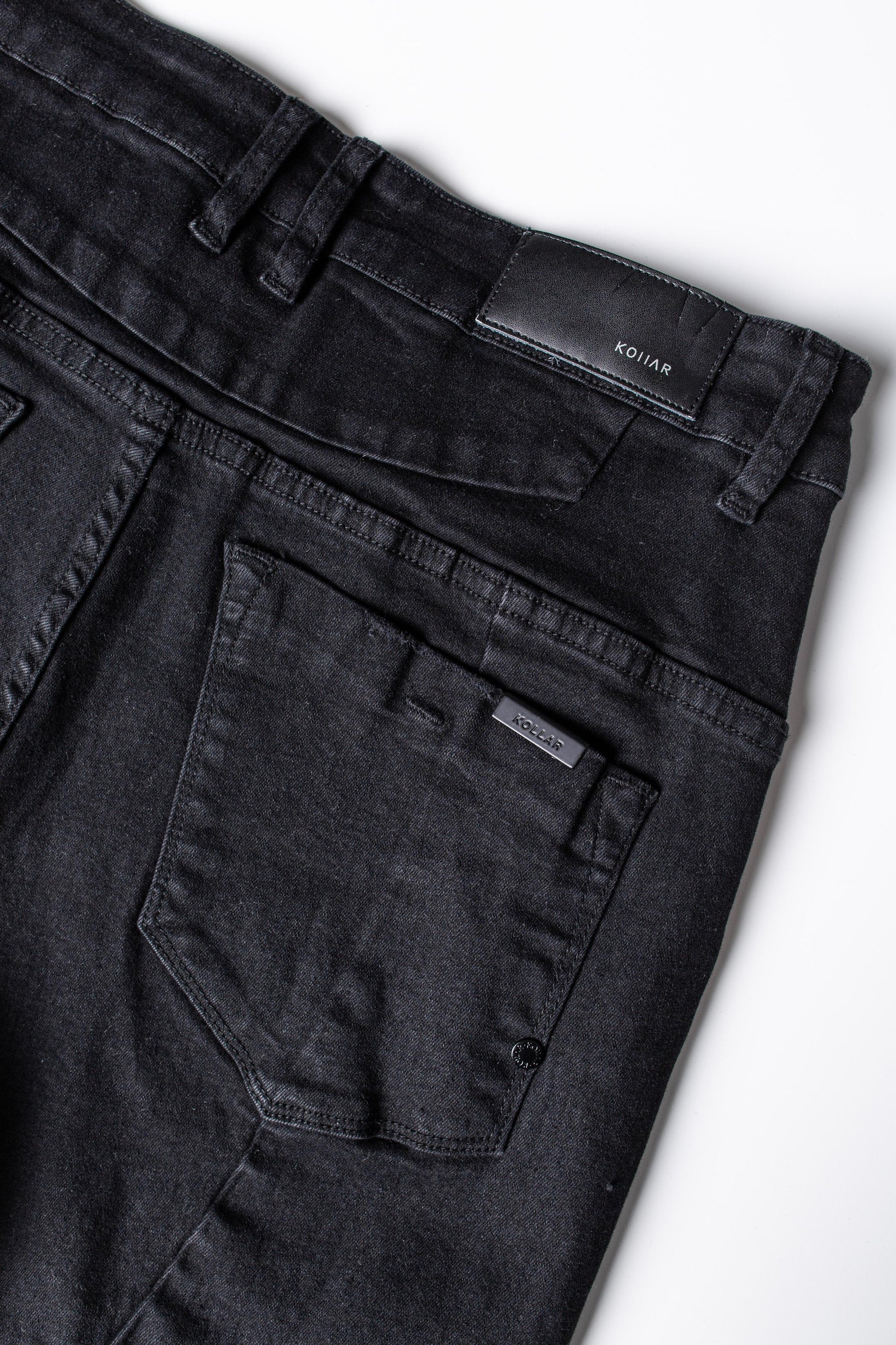 JM denim 203 Skinny - Destroyed Black