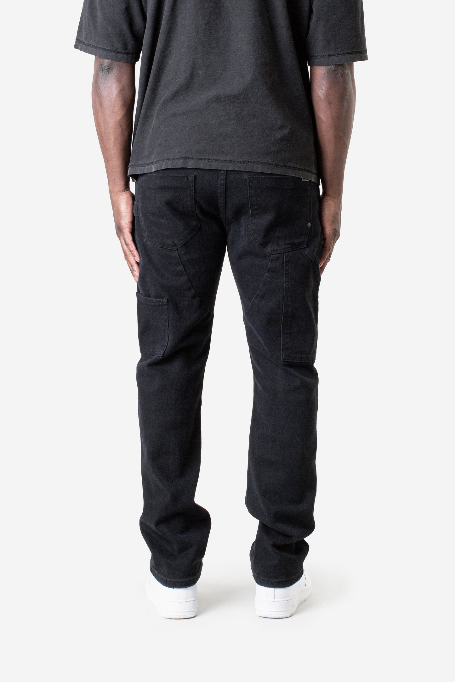 JM denim 967 Straight - Destroyed Carpenter Deep Black