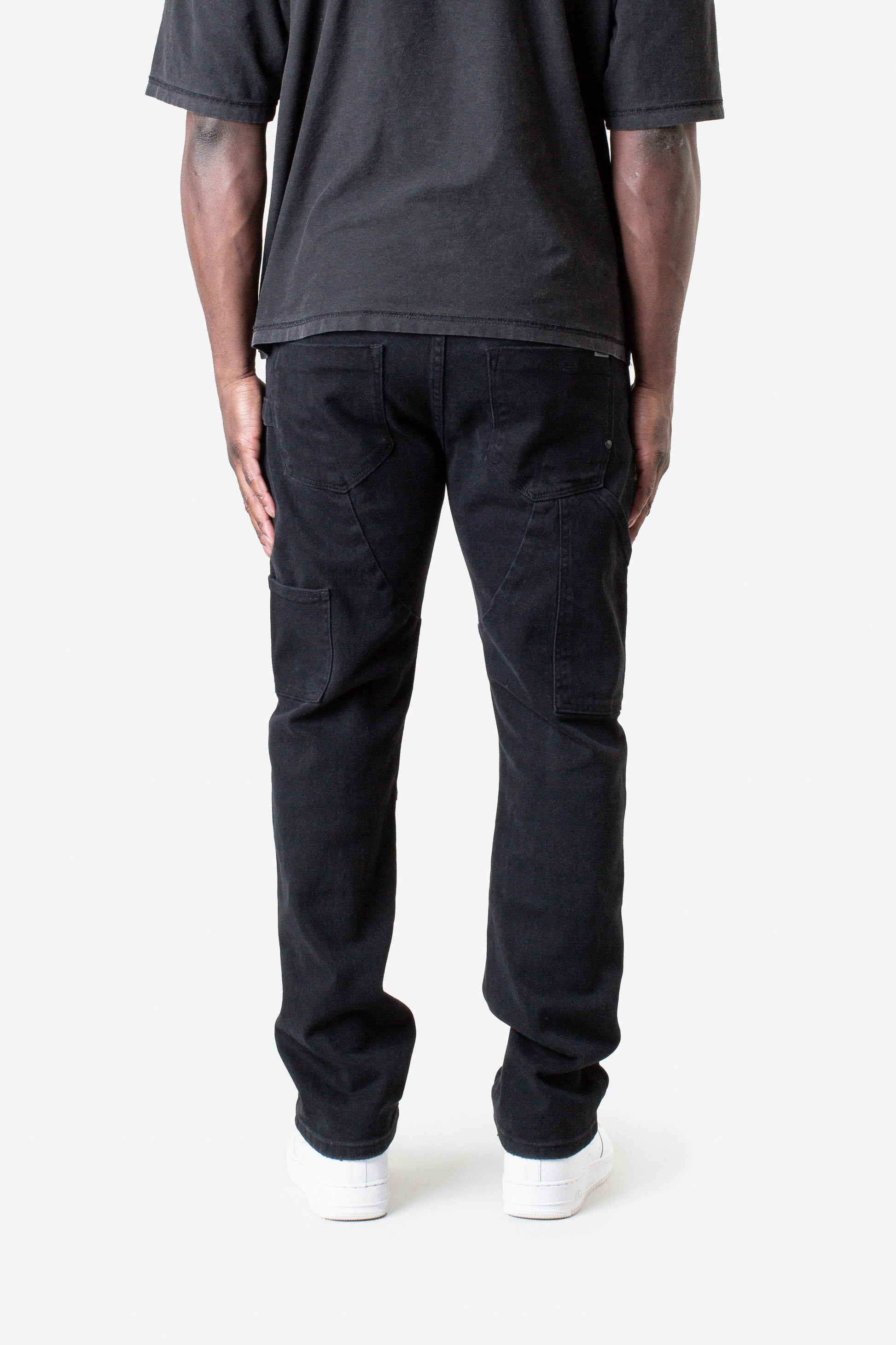 JM denim 967 Straight - Destroyed Carpenter Deep Black