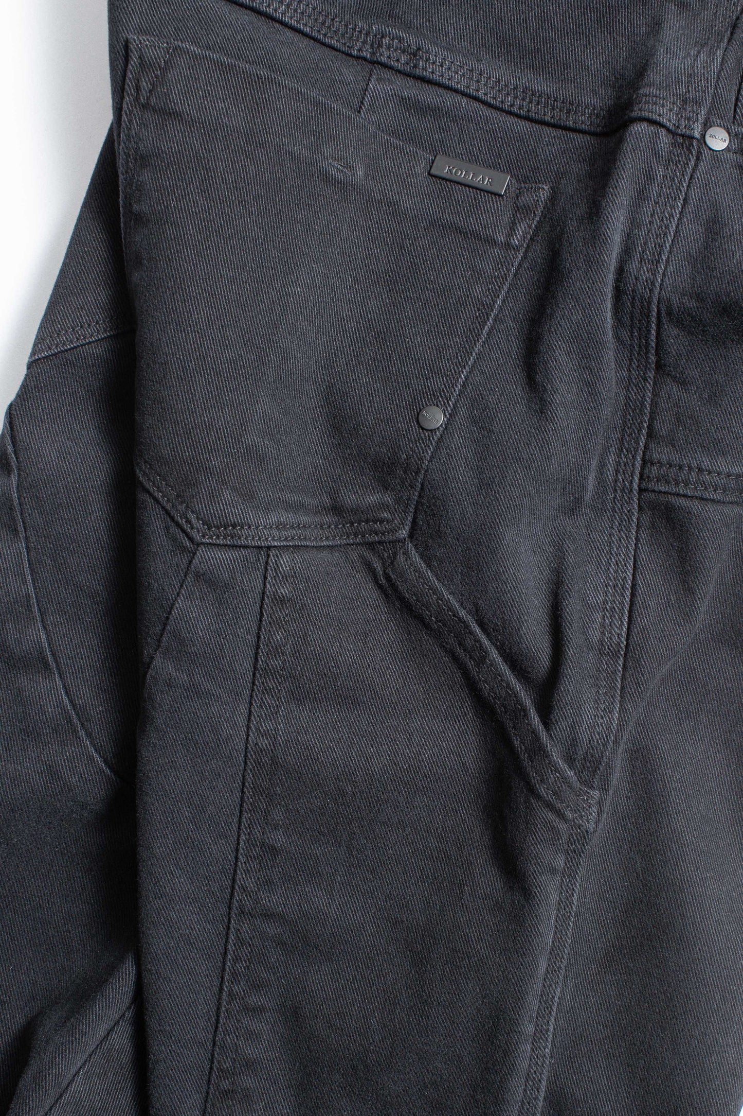JM denim 967 Straight - Destroyed Carpenter Deep Black