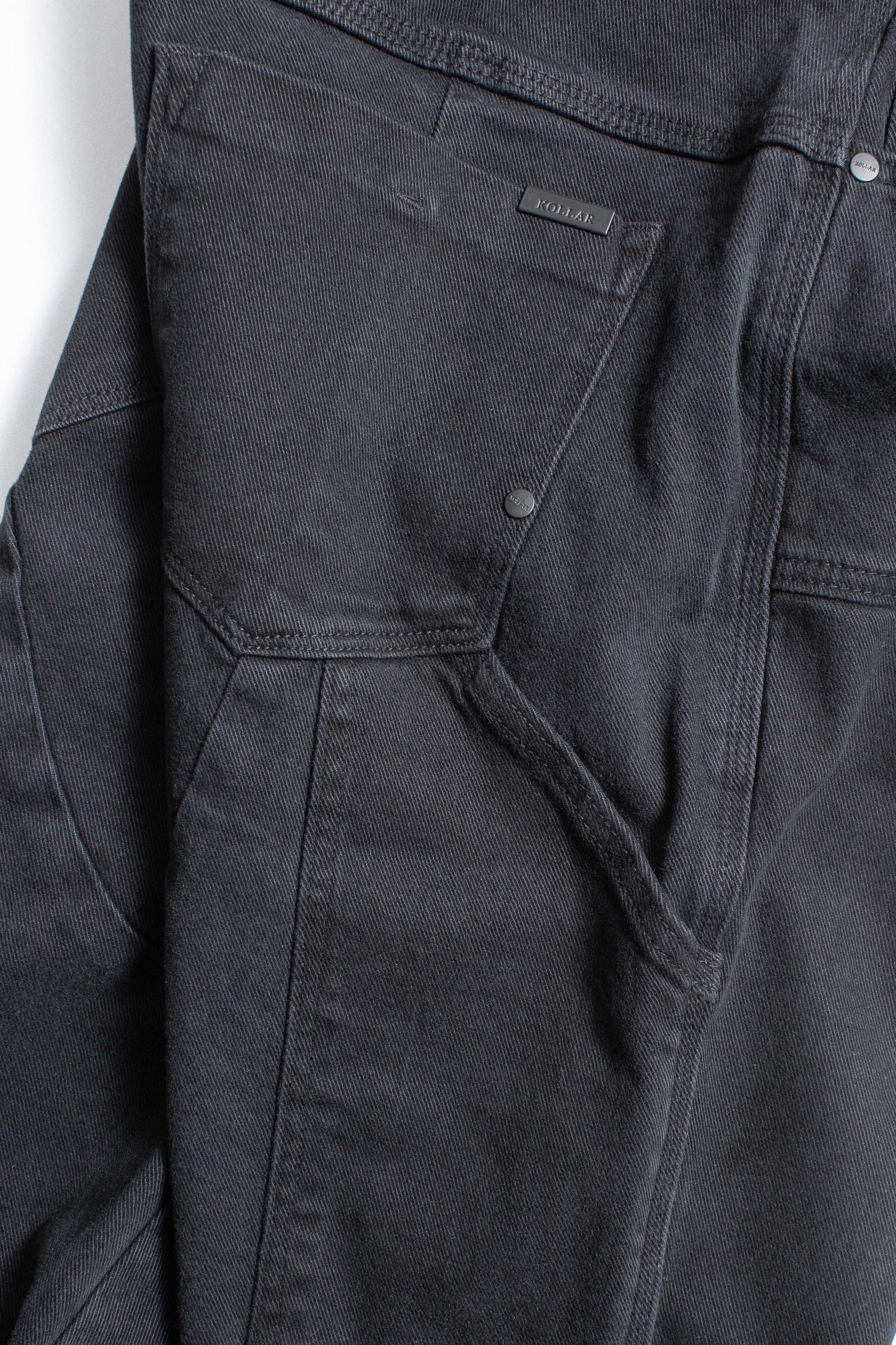 JM denim 967 Straight - Destroyed Carpenter Deep Black