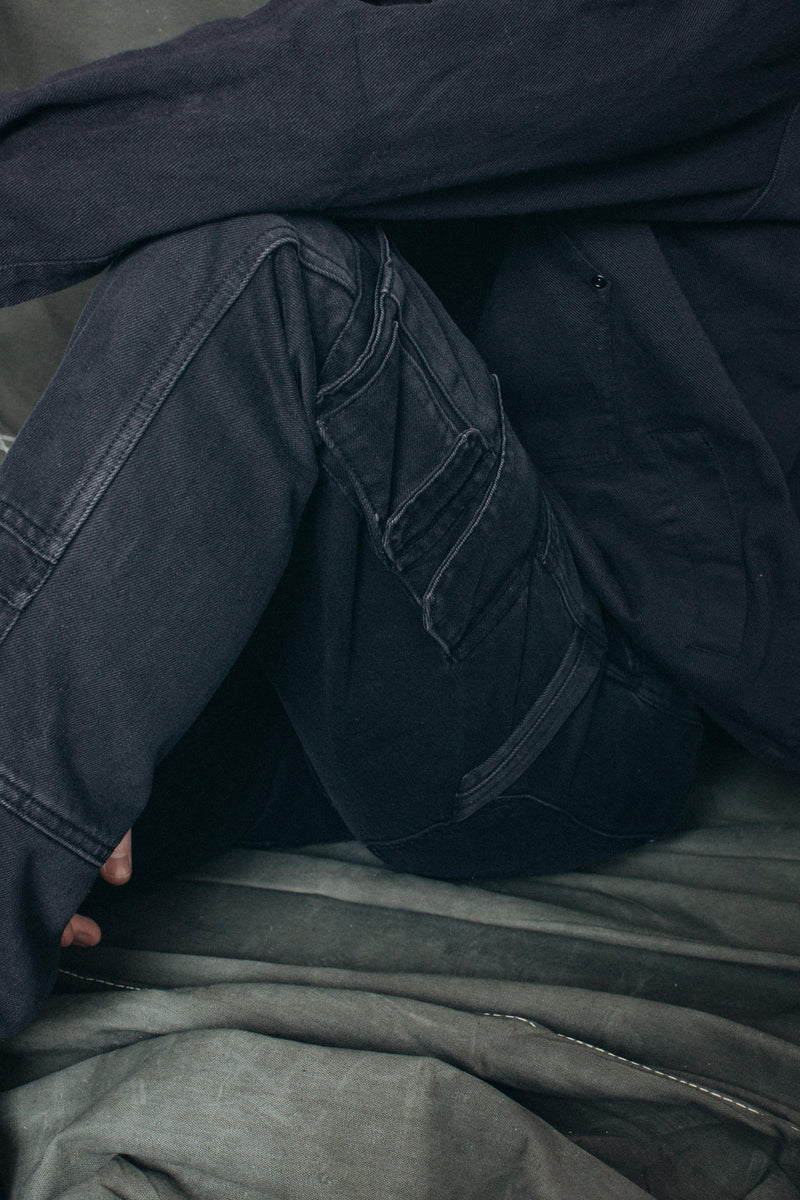 JM denim Cargo Carpenter - Vintage Black