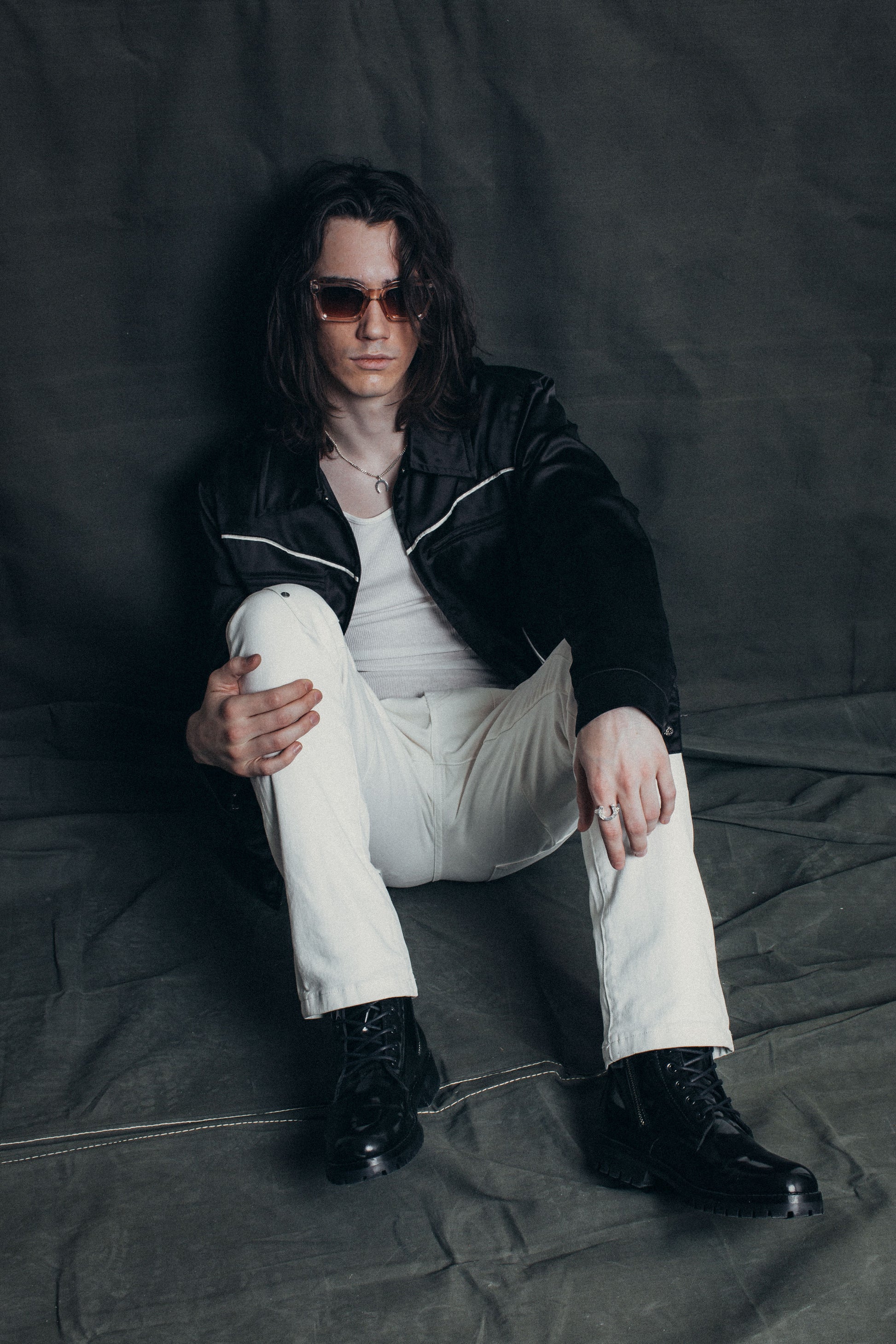 JM denim Relax Flare - Bone