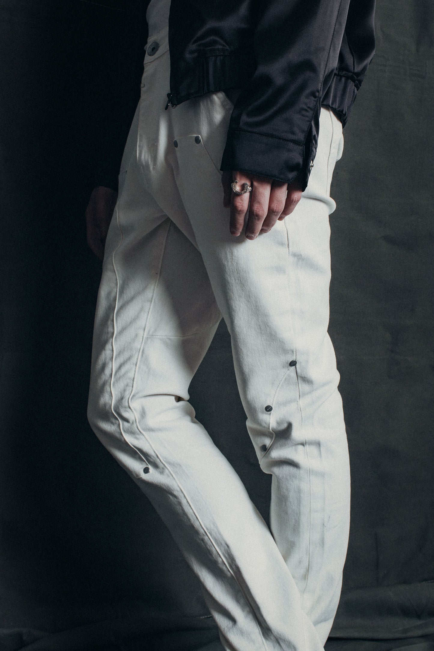 JM denim Relax Flare - Bone