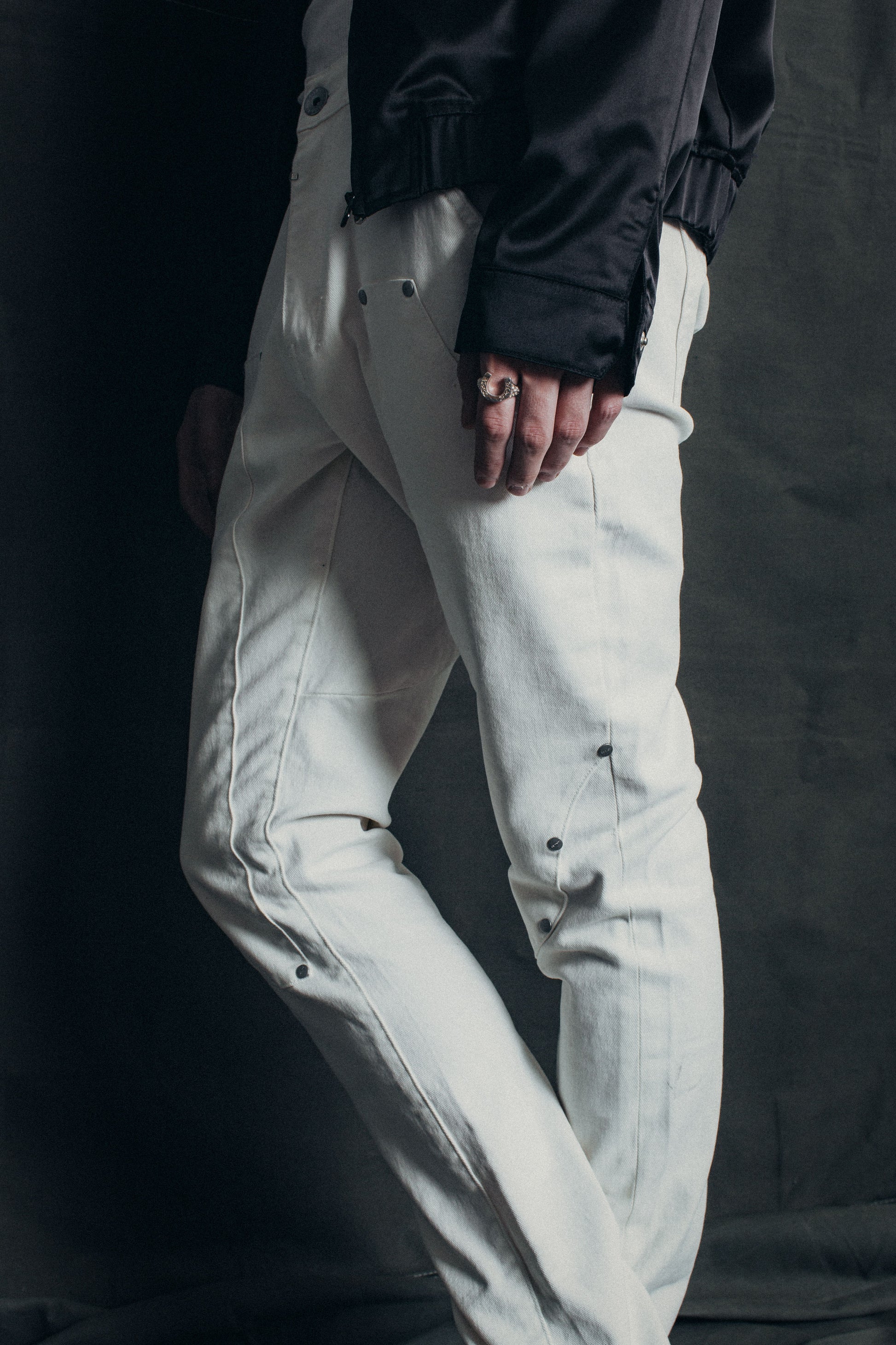 JM denim Relax Flare - Bone