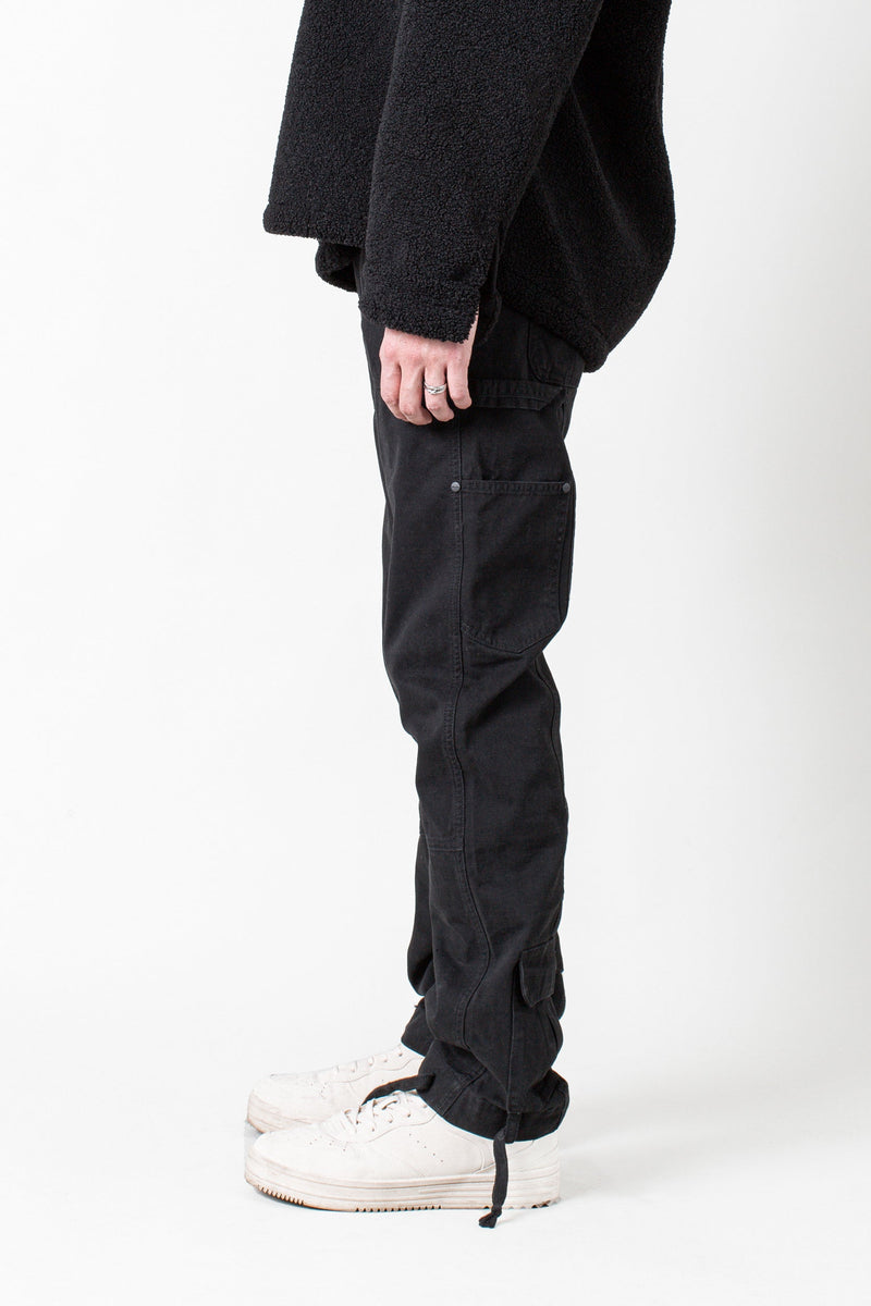 JM denim Straight Cargo - Midnight Black