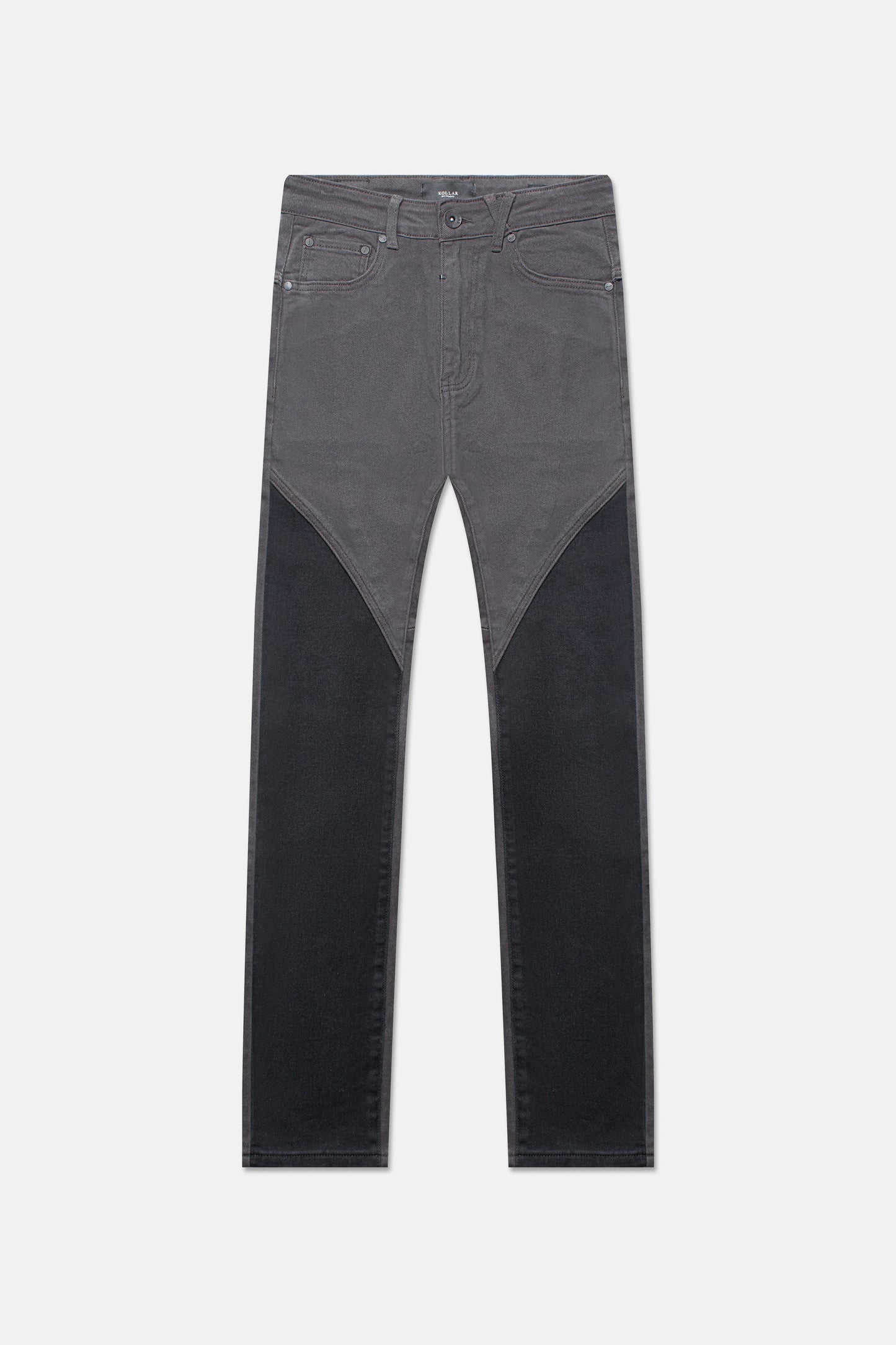 JM denim Straight -  Two Tone - Peat Black