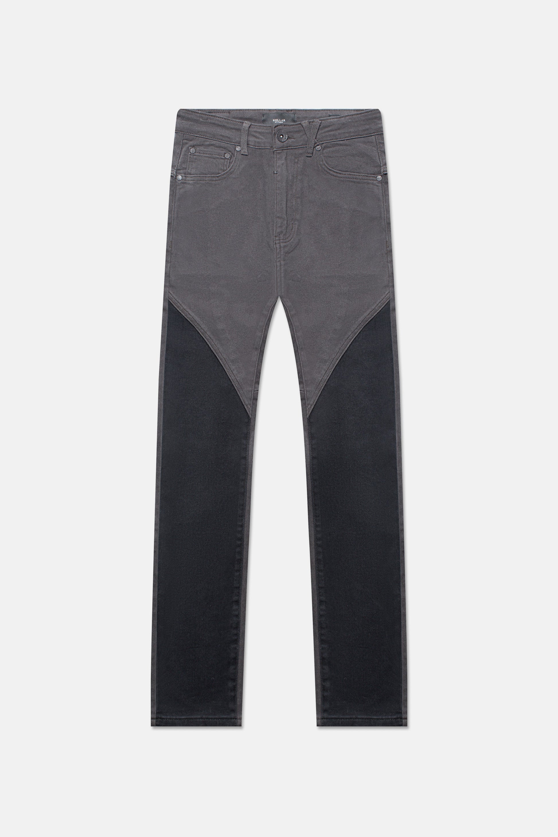 JM denim Straight -  Two Tone - Peat Black