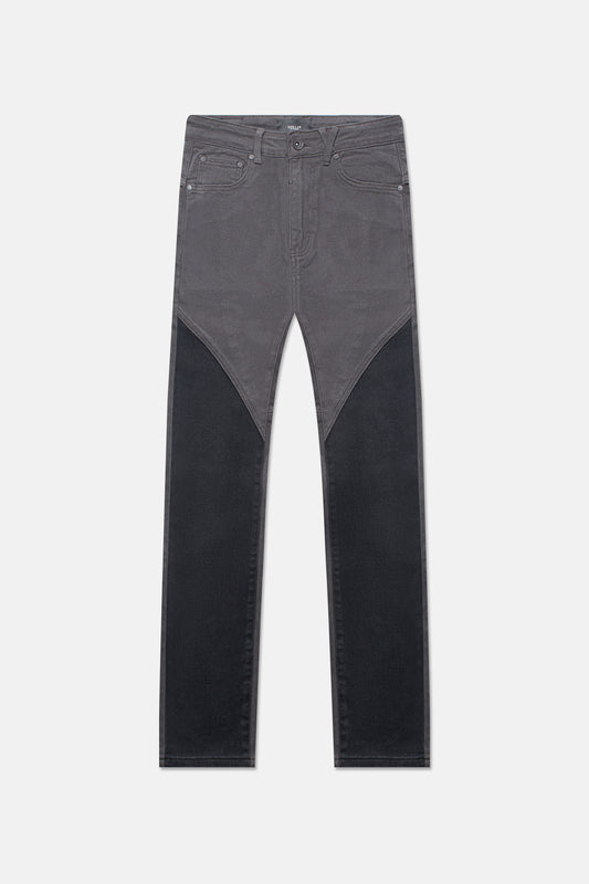 JM denim Straight -  Two Tone - Peat Black