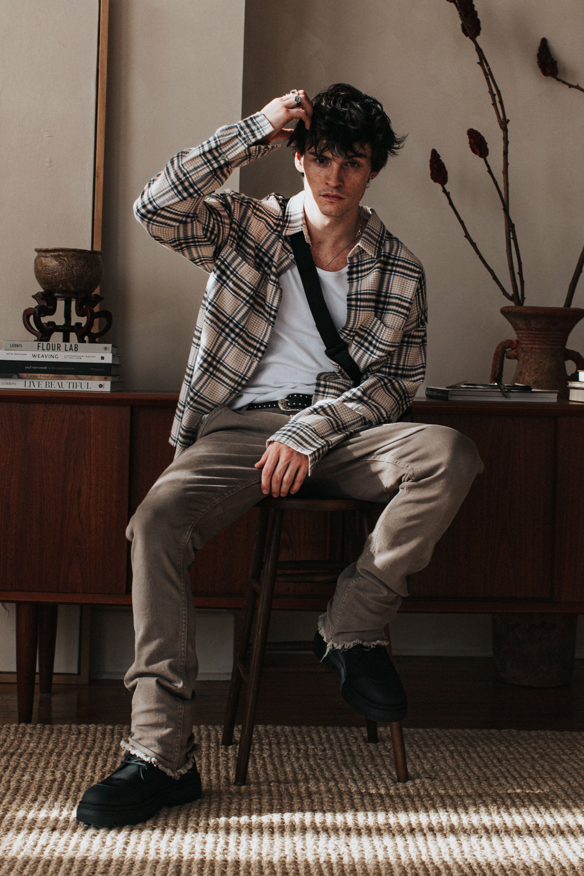 JM flannel The Creme De La Creme Flannel - Cream