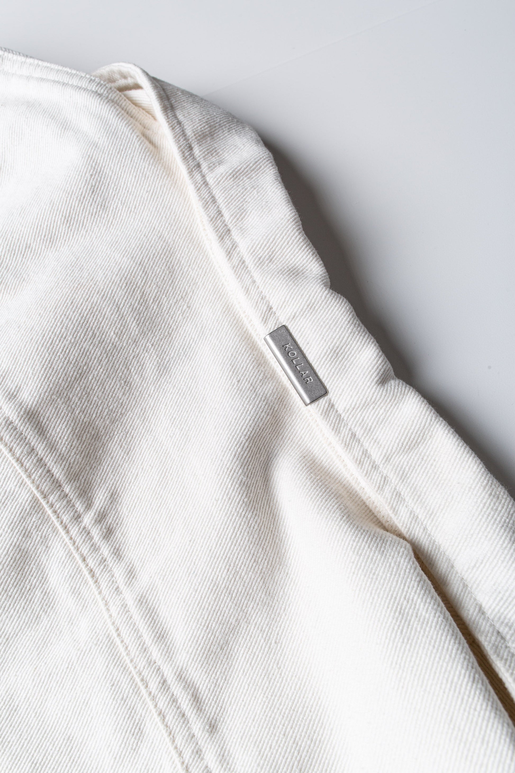 JM overshirt Canvas Overshirt - White