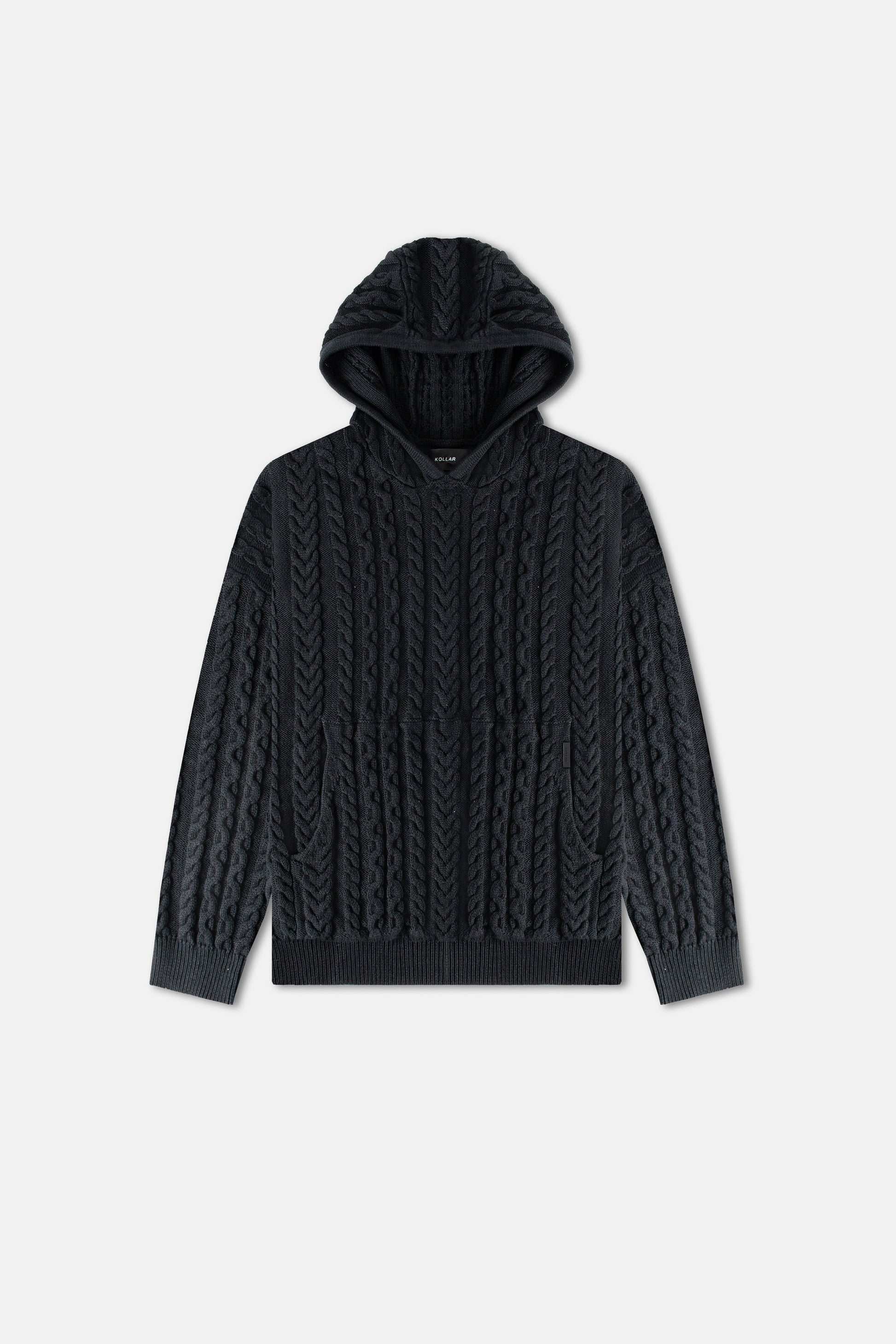 JM Shirts & Tops Knit Pullover Hoodie - Black
