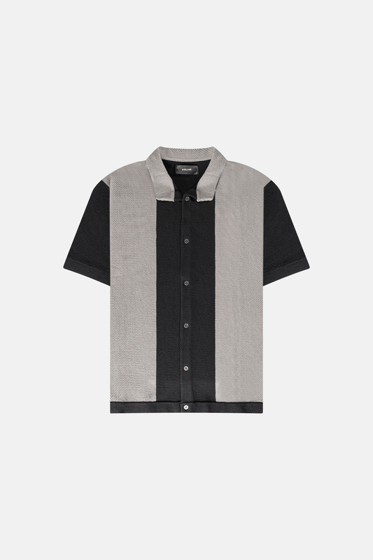 JMZ Resort Knitted Classic Resort Shirt - Grey