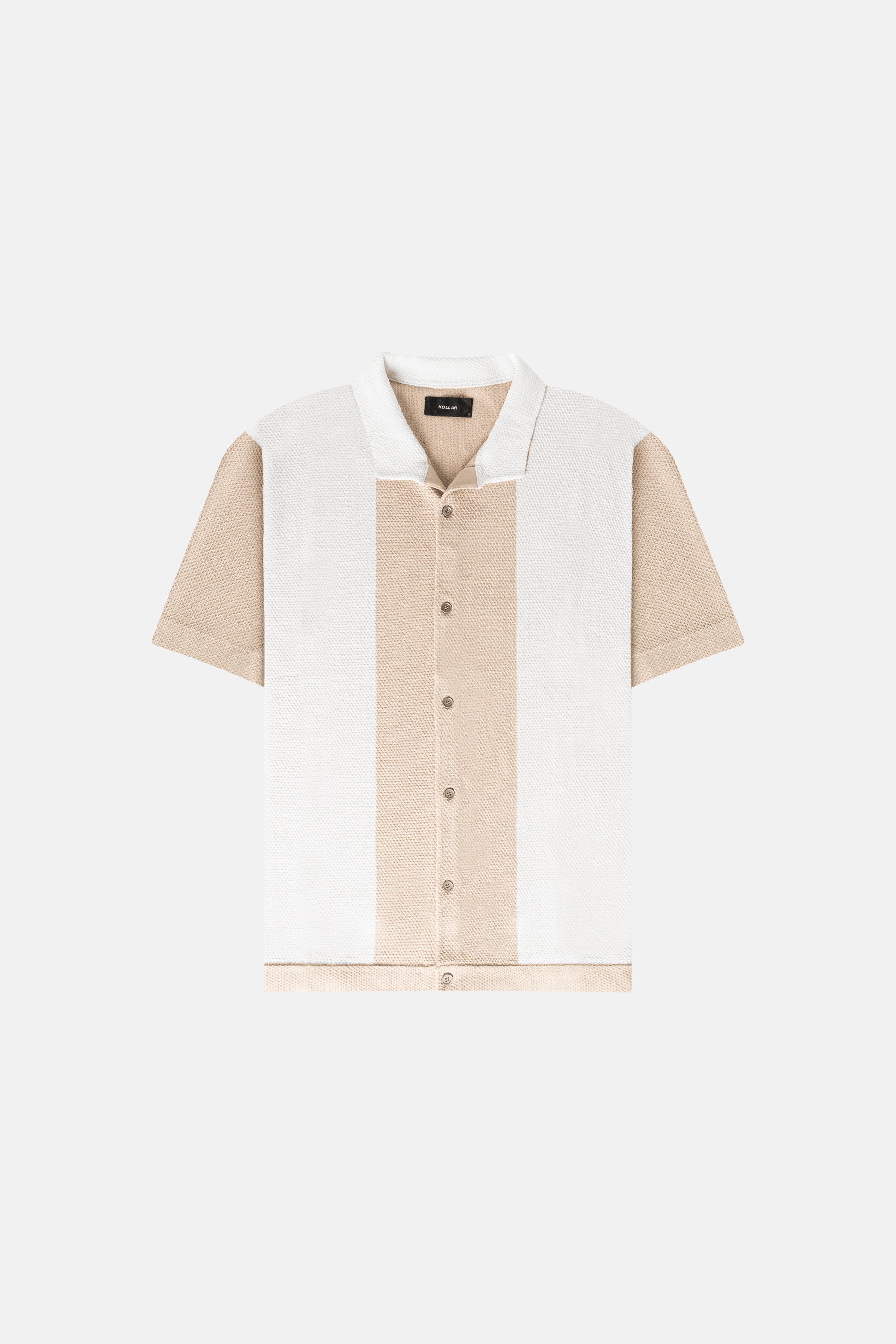 JMZ Resort Knitted Classic Resort Shirt - Off White