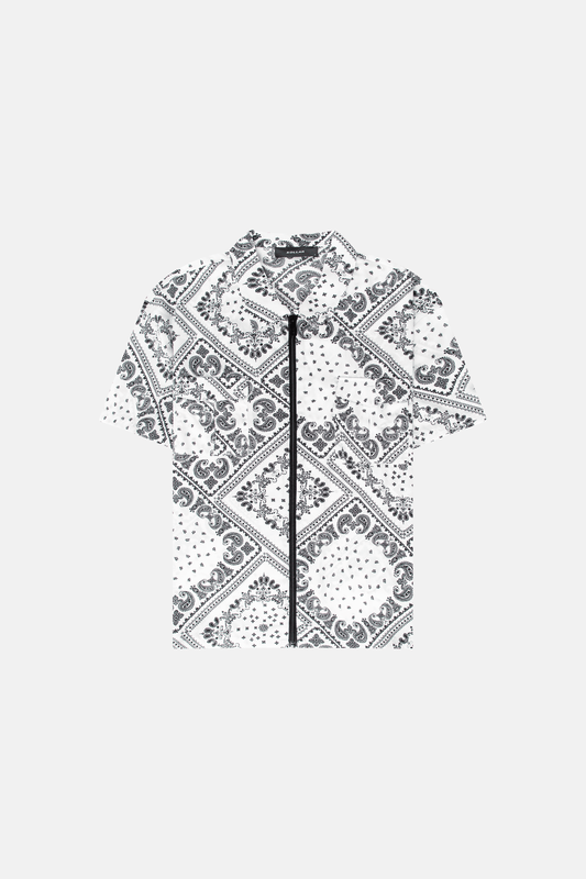JMZ Resort Resort Shirt - Paisley White