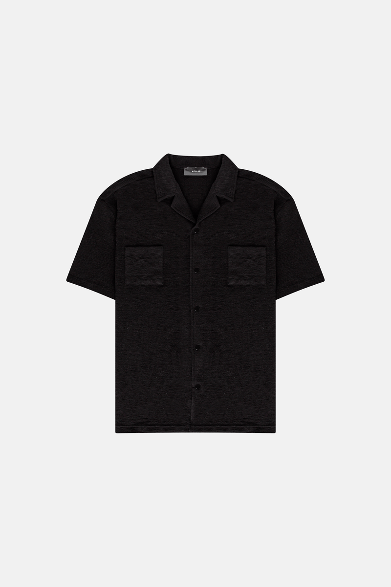 JMZ Resort Resort Shirt - Terry Black