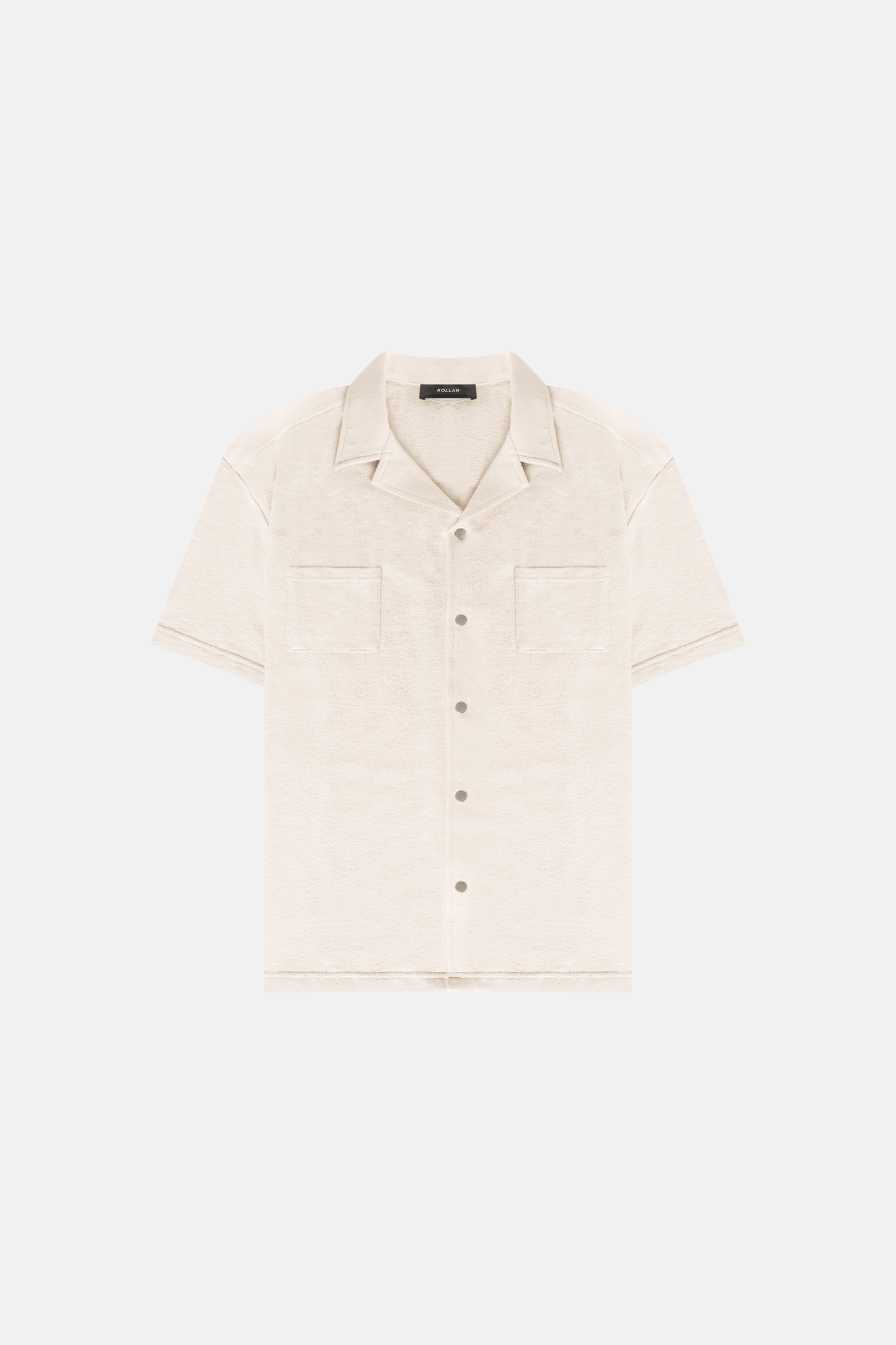 JMZ Resort Resort Shirt - Terry Off White