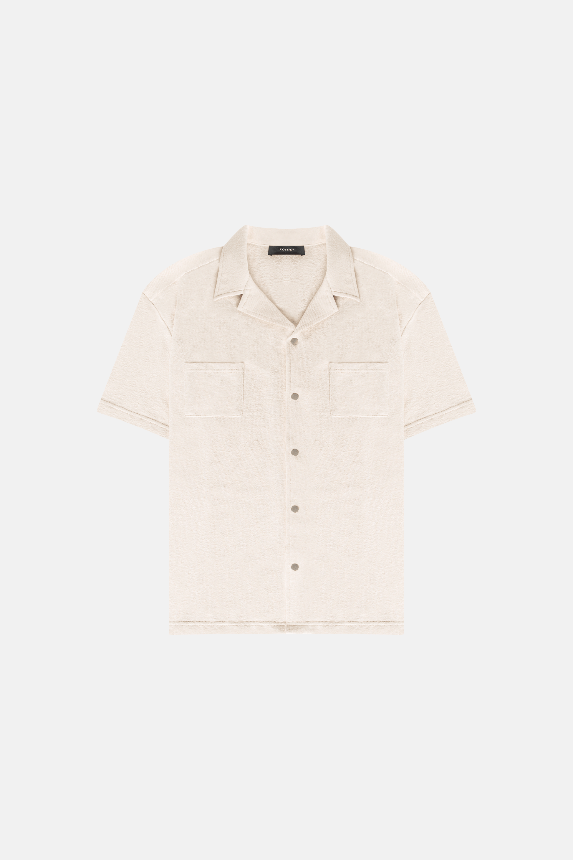 JMZ Resort Resort Shirt - Terry Off White