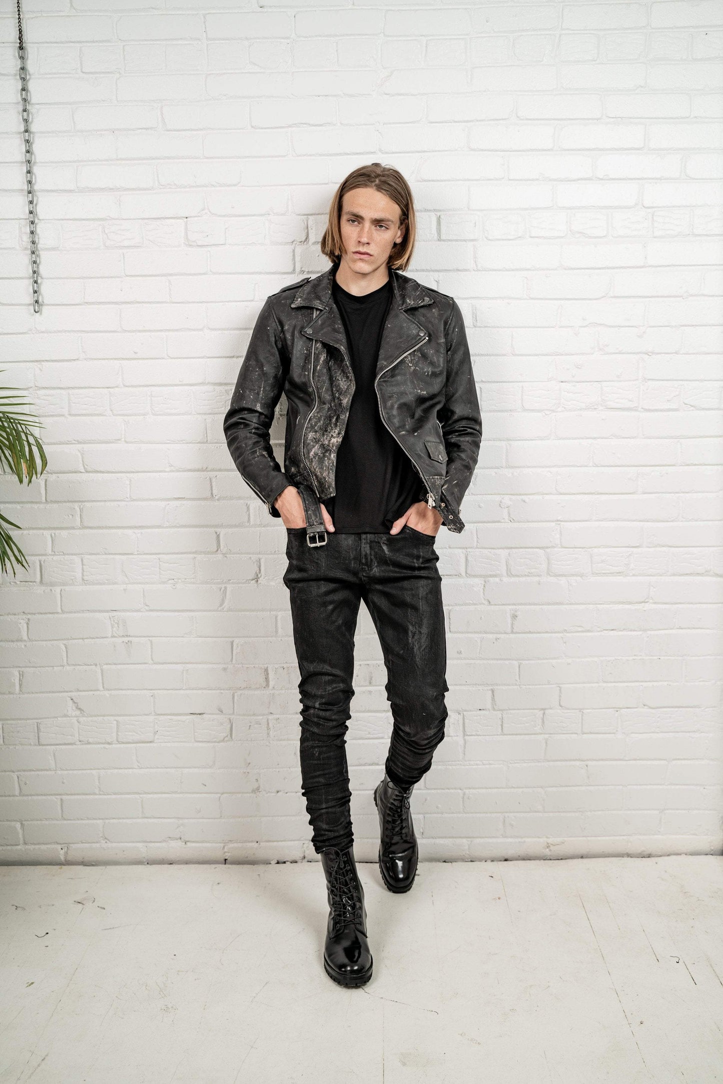 Kollar Clothing Road Rash Biker Jacket - Black