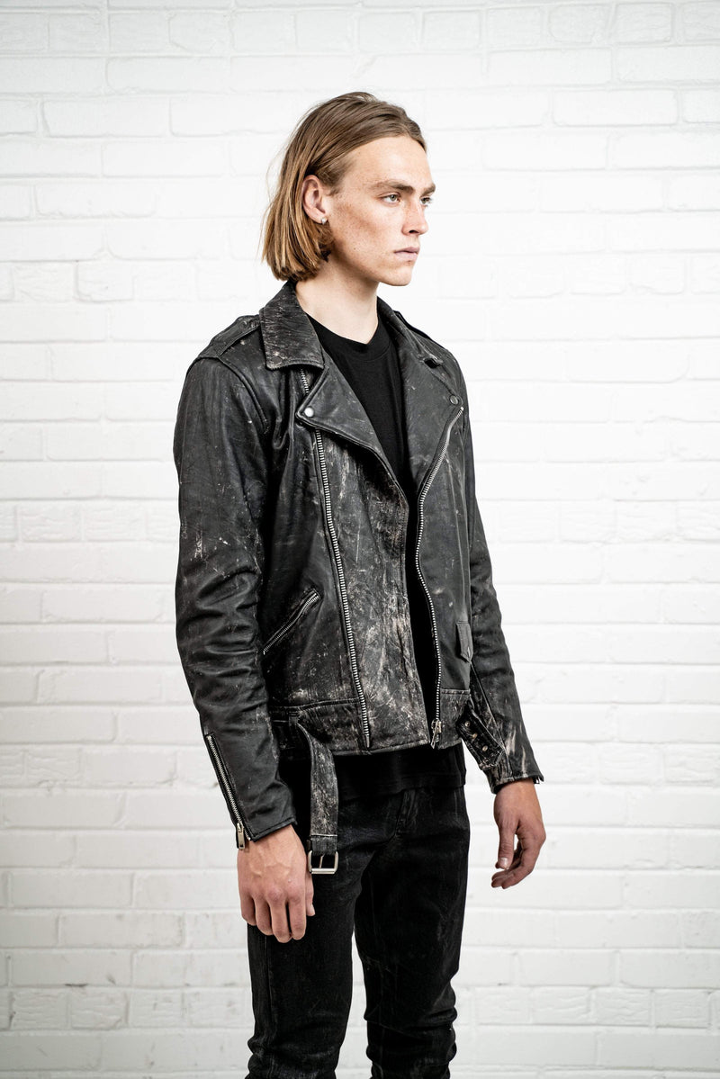 Kollar Clothing Road Rash Biker Jacket - Black